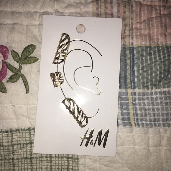 H&M Jewelry - Gold clip on earrings! Never worn